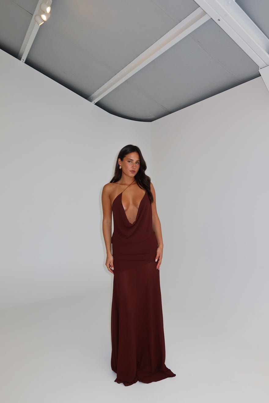 Natalie Rolt Dimity Gown Espresso photo 4