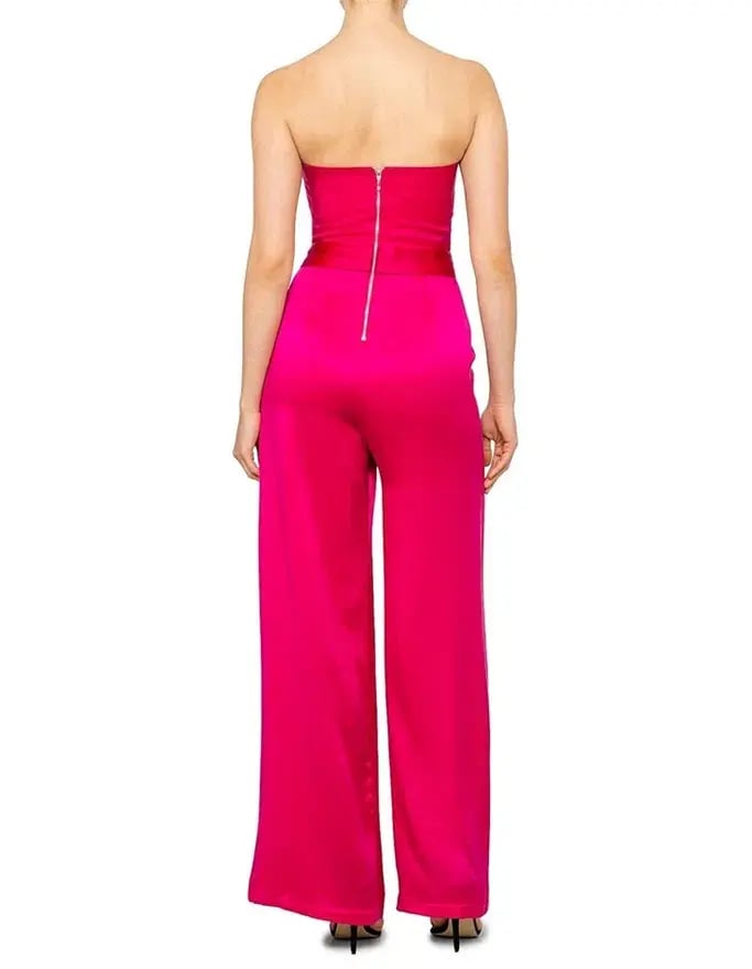 Bec & Bridge Grand Amour Jumpsuit Hot Pink Size 10 photo 3