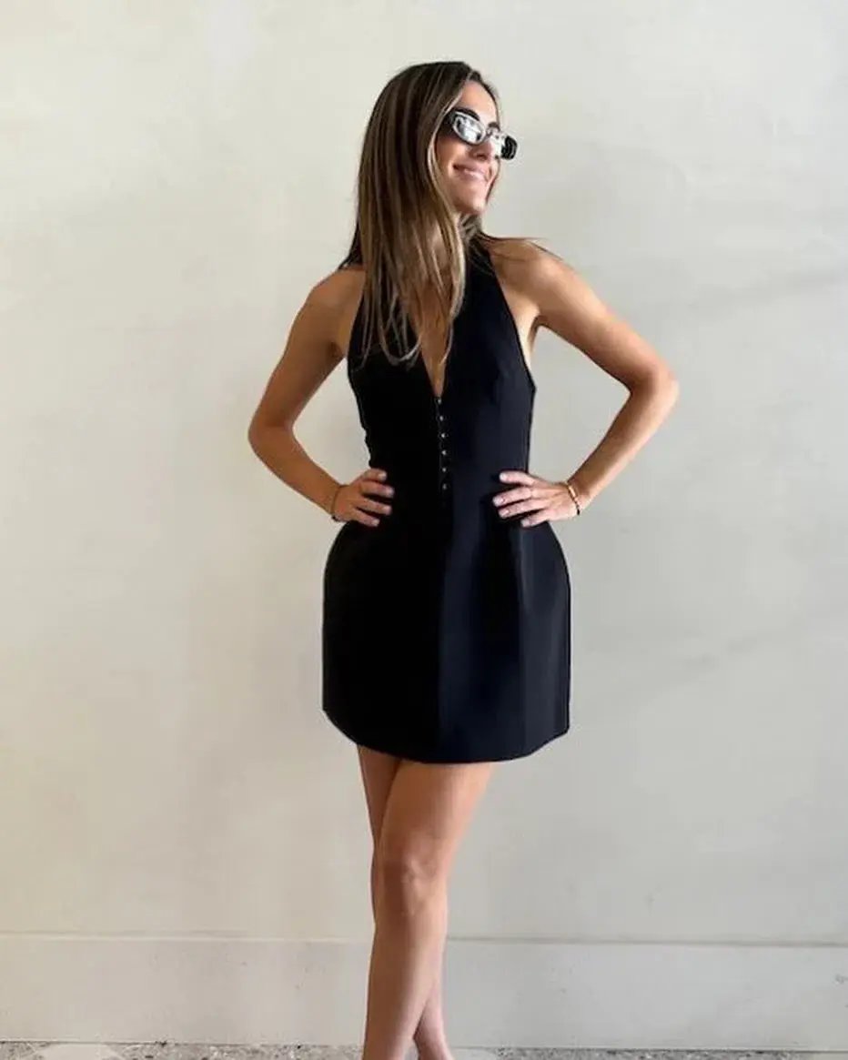 Camilla and Marc Petra Mini Dress Black Size AU 10 photo 3