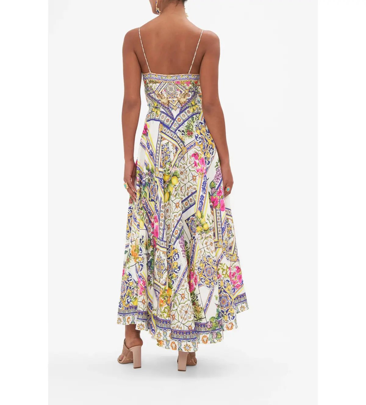 Camilla The Amalfi Amore Long Dress Multi Size 10 photo 2