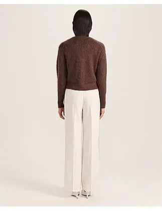 Saba Maisy Mohair Long Sleeve Cardi Choco Brown 12/M photo 4
