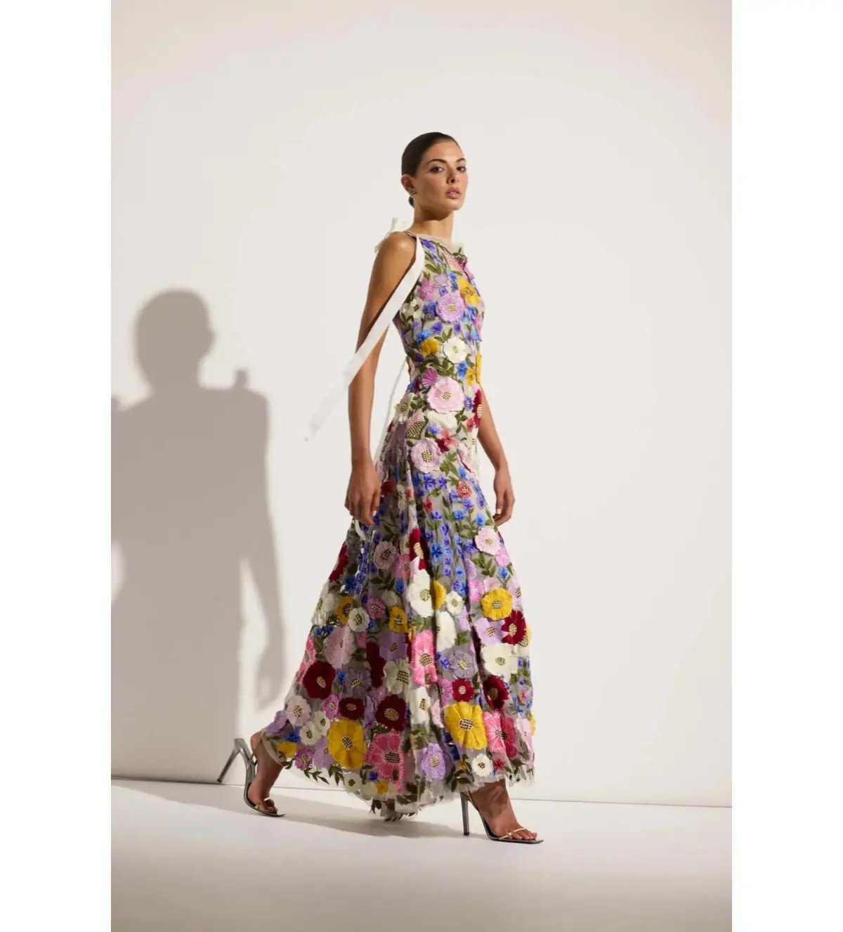 Rachel Gilbert Nya Gown in Multi floral Size 5/ AU 16 photo 2