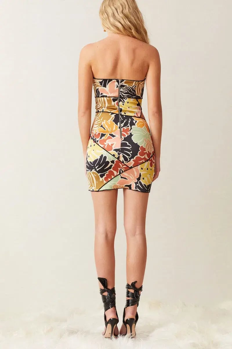 Bec and Bridge Babelini Mini Dress Print Size 10 photo 2