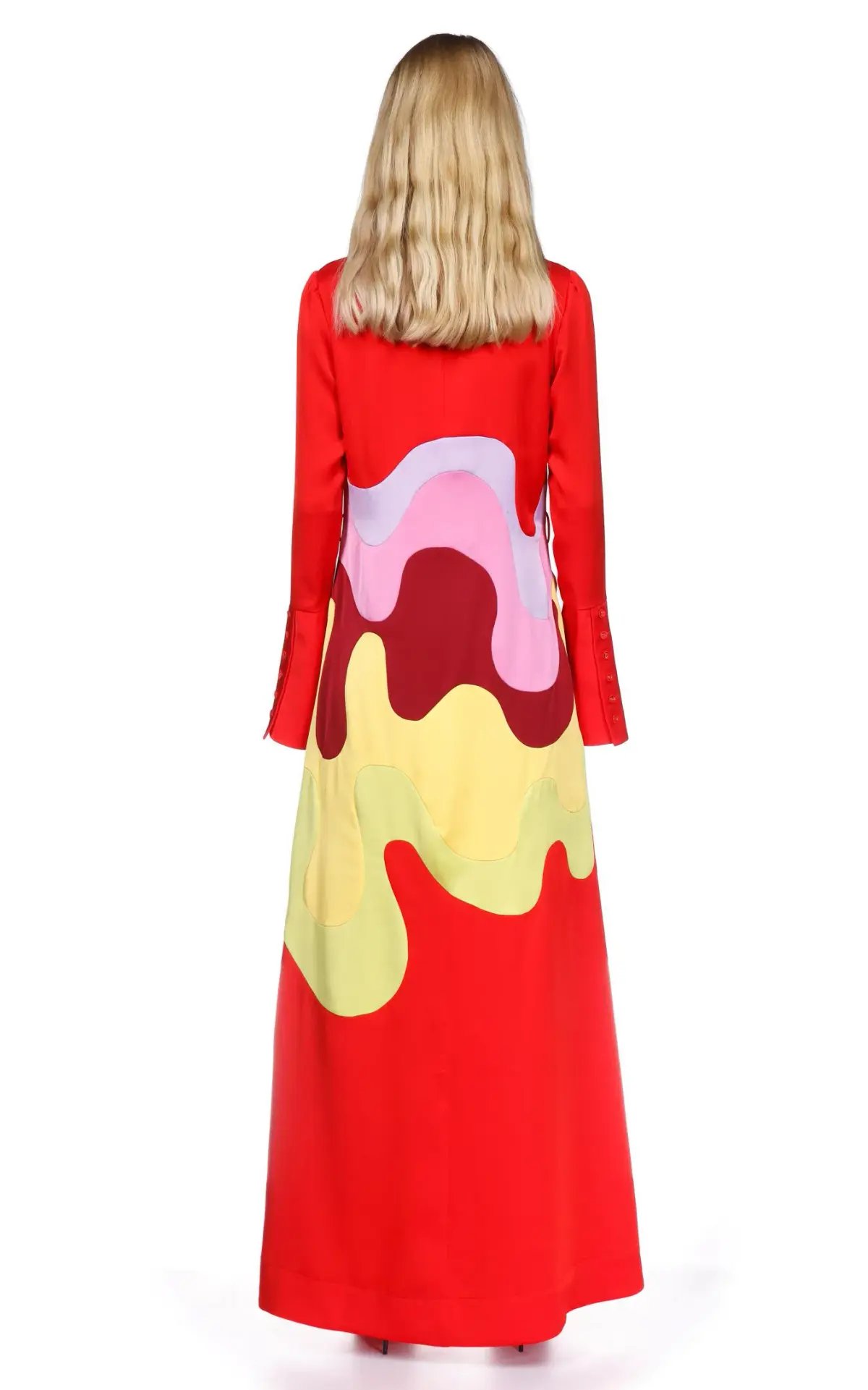 Alemais The Five Shirtdress Red Multi Size 14 photo 2