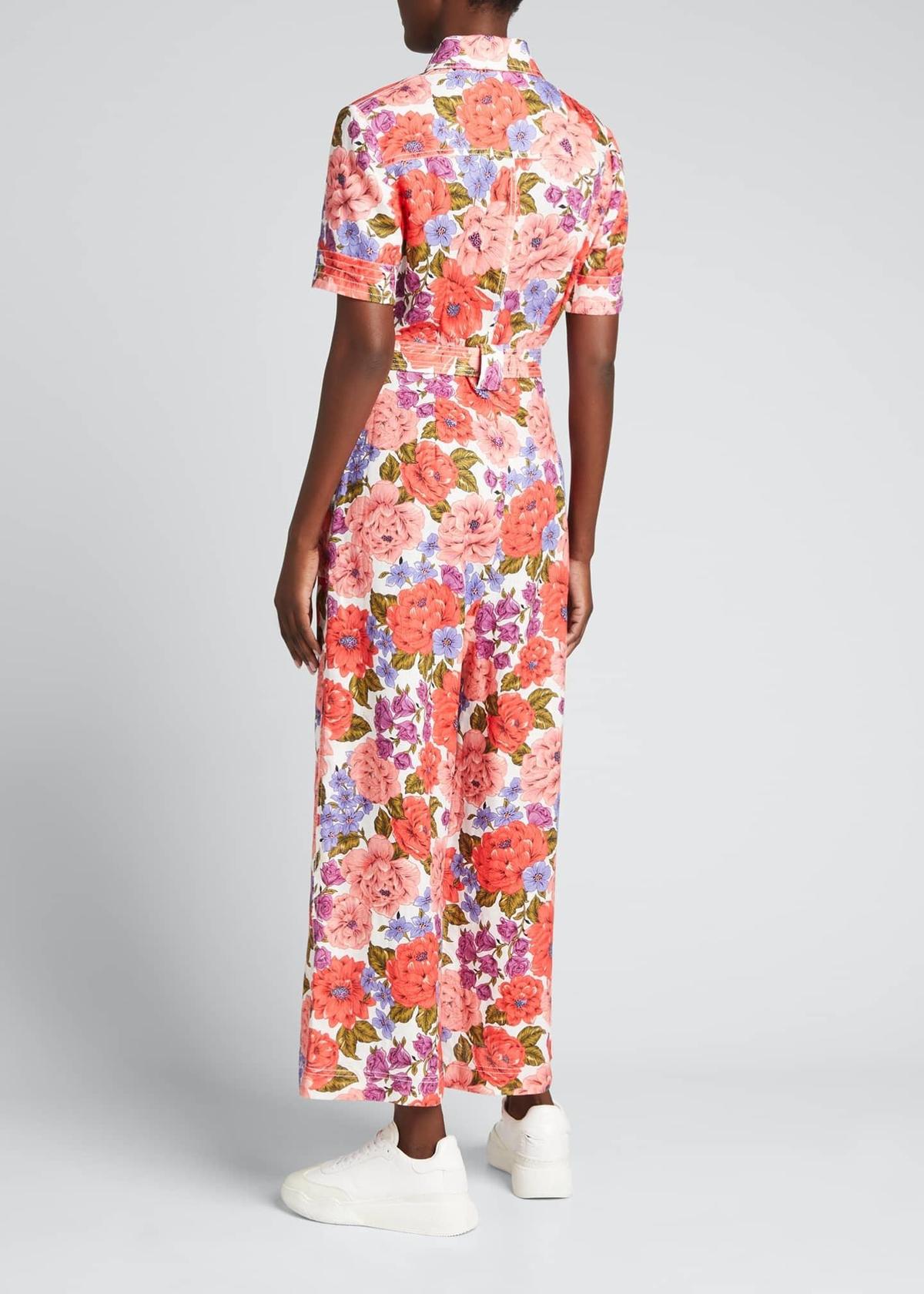 Zimmermann Poppy Belted Safari Jumpsuit Size 8 photo 2