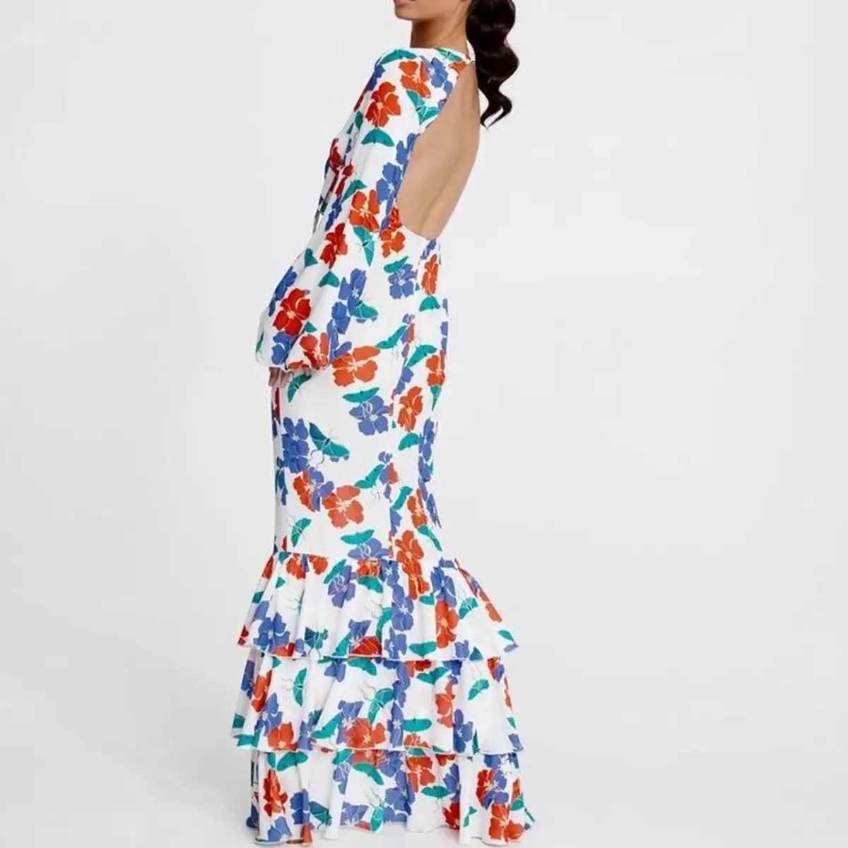 Derma Department Catalina Maxi Dress Floral Size 10 photo 2