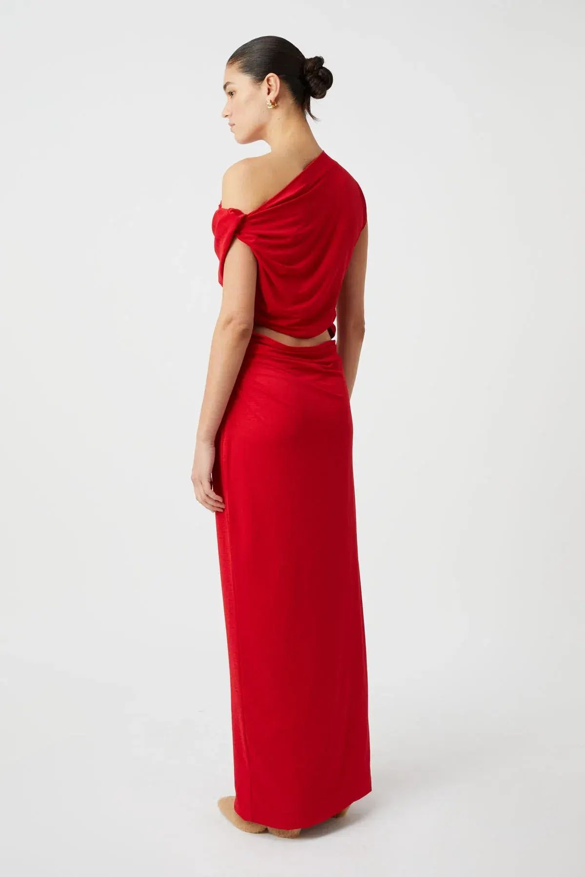 Camilla and Marc Annalise Maxi Dress Red Size 8 photo 5