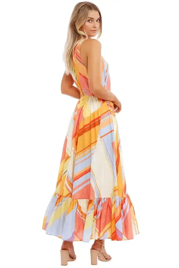 Leo Lin Macedonia Dress in Multi Size 8 photo 3