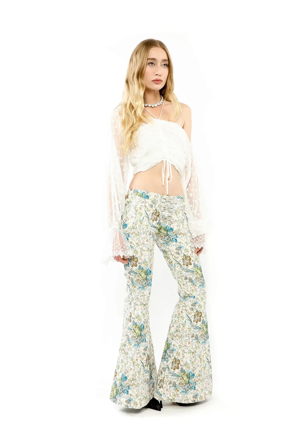 ALICE By Alice McCall Petra Crop Top White Size AU 12 photo 5