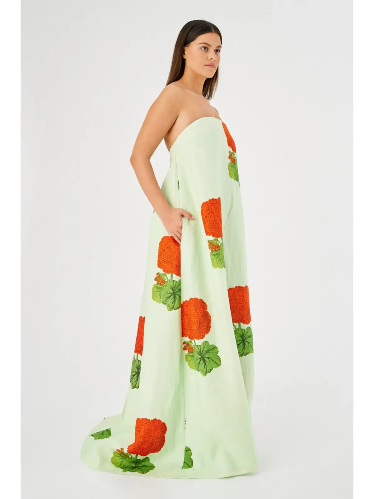 Oroton Posie Gown Geranium Sea Spray Size AU 10 photo 2