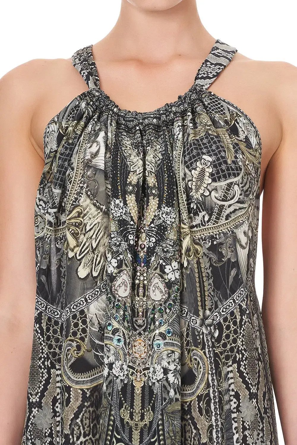 Camilla Drawstring Dress in One Tribe One Size photo 6