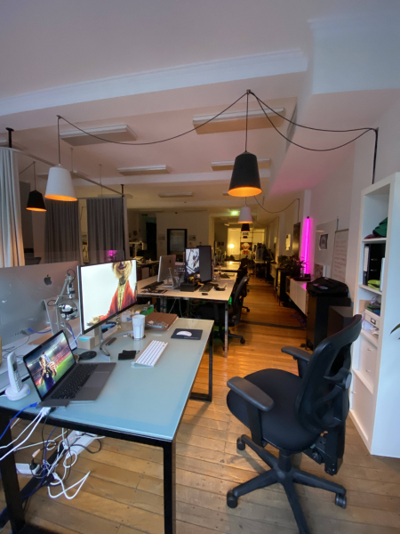 Desks available in production studio photo 2