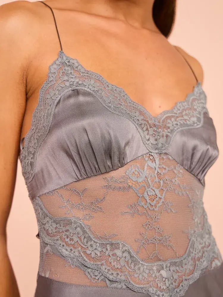 Bec & Bridge Amoras Gown in Grey Size 10 photo 5