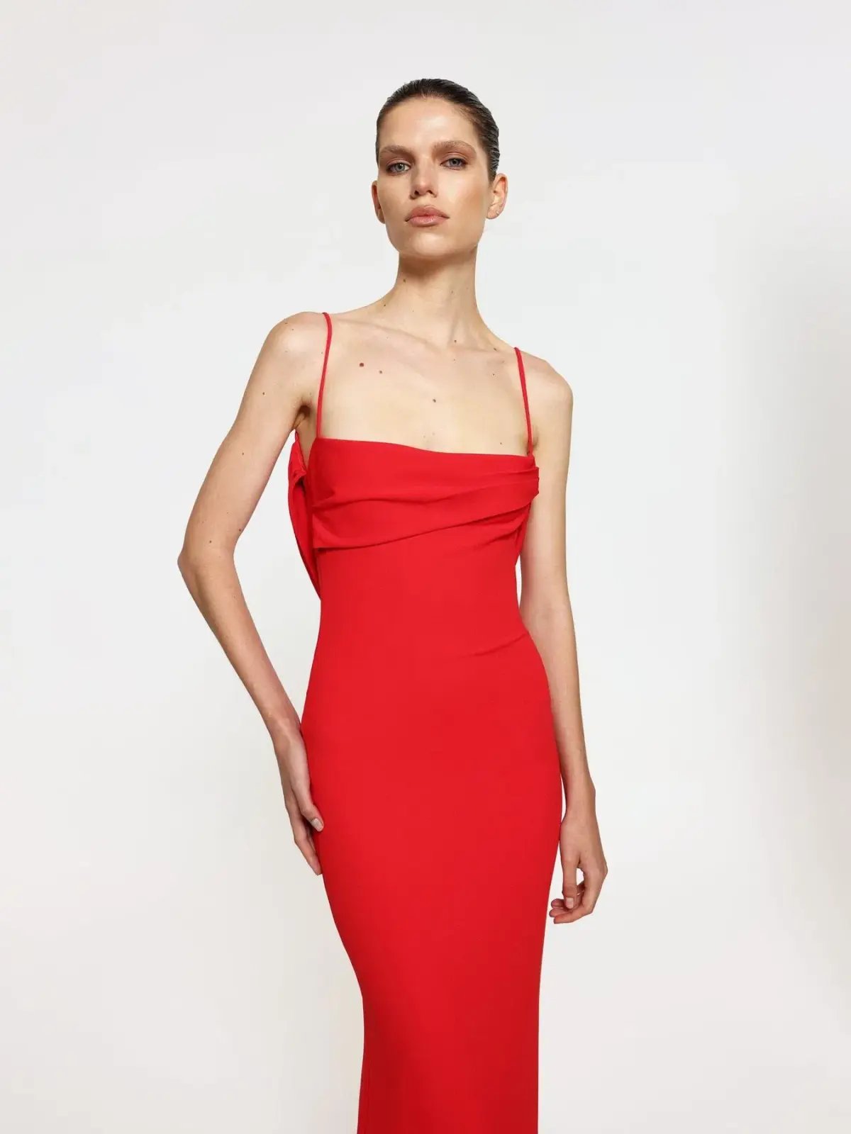 Effie Kats Havilland Gown Red size 8 photo 4