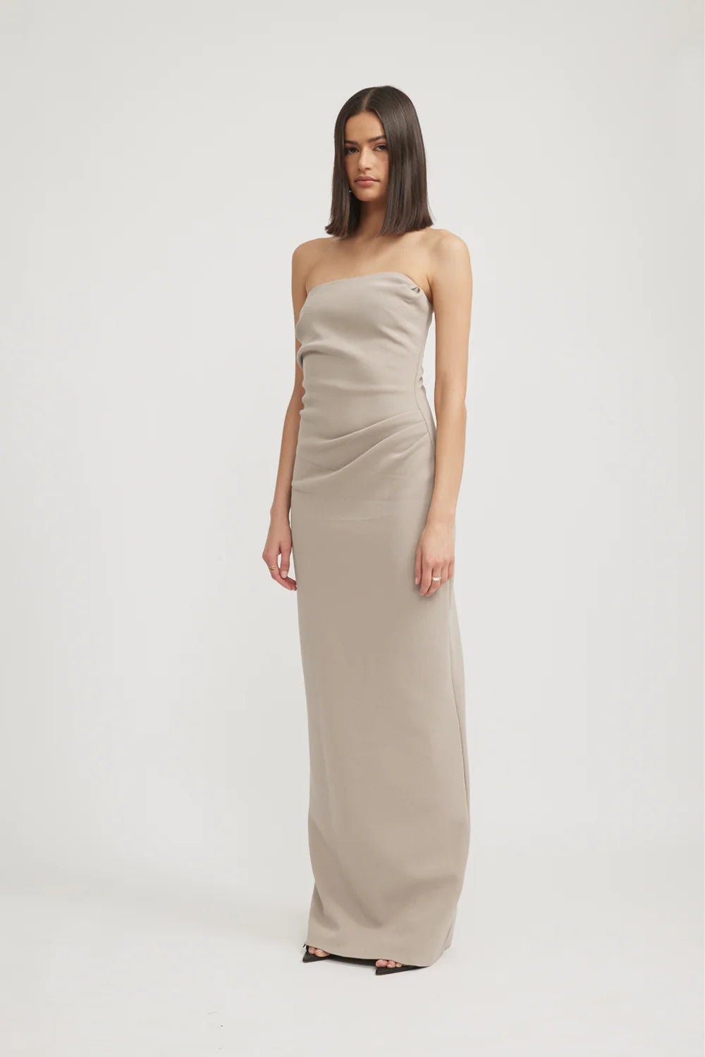 TOJHÀ DESIREE DRESS - STONE photo 5