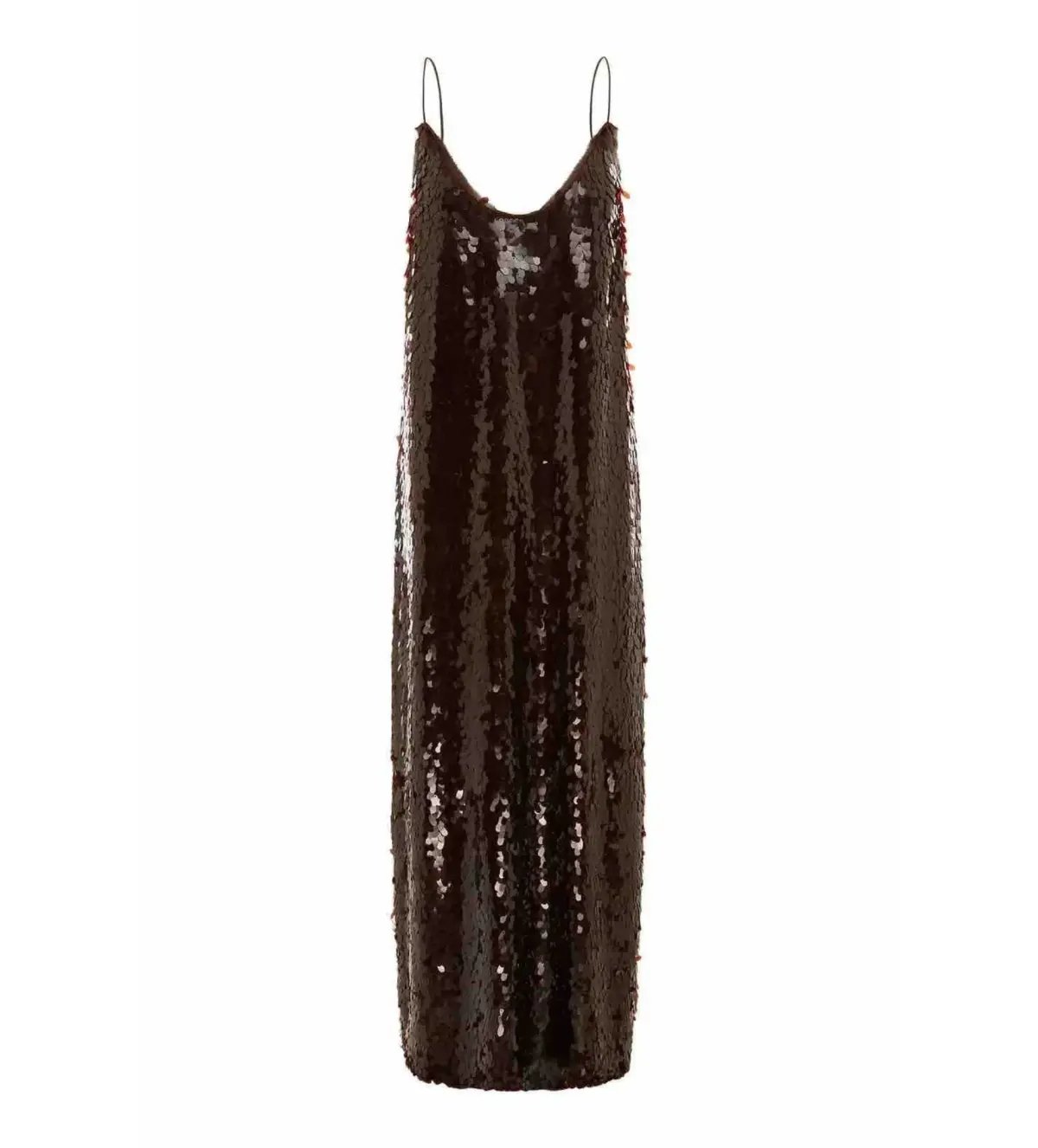 Alemais Geanie Sequin Gown In Chocolate Size 14 photo 3