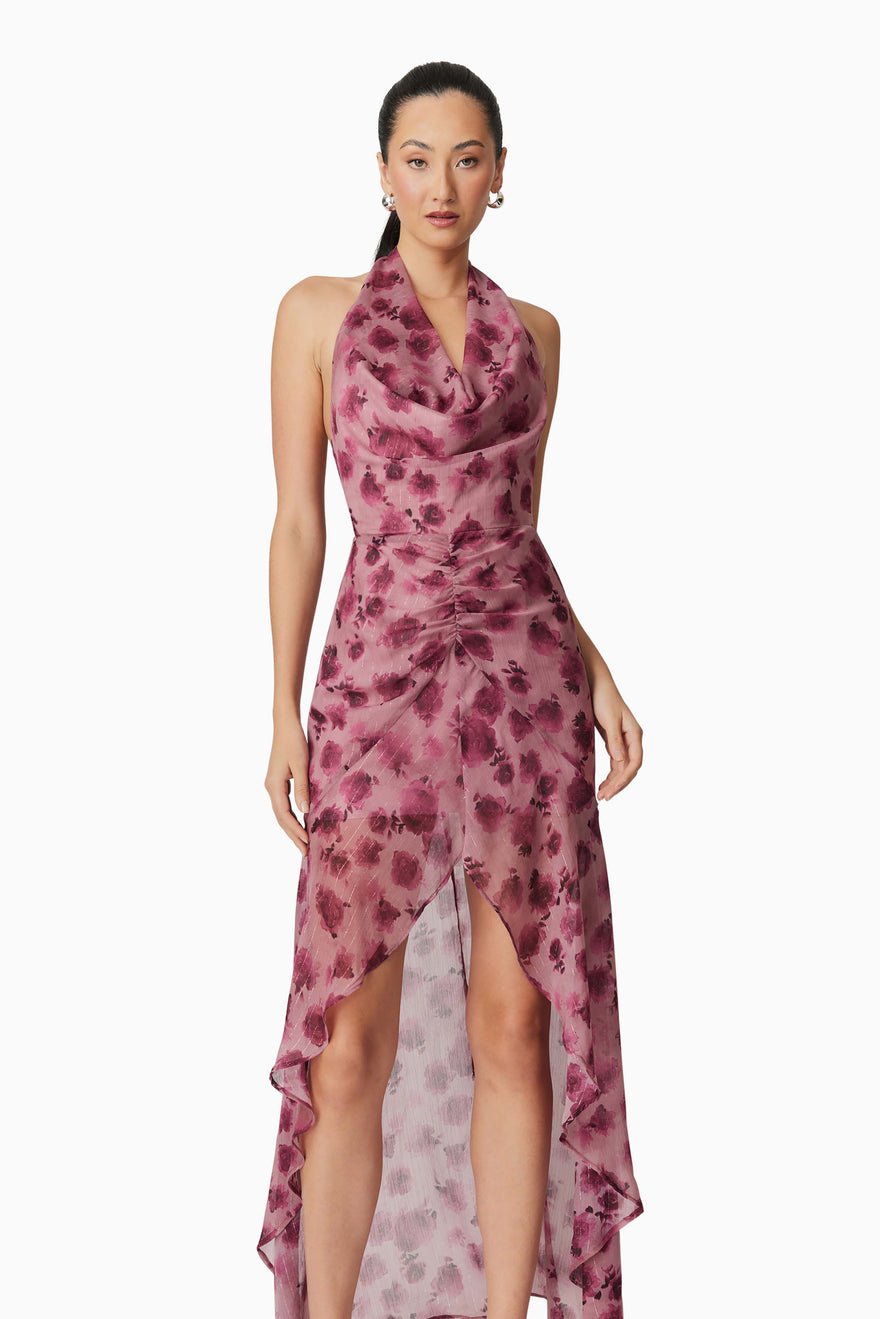 Elliatt Monica Dress - Plum Multi photo 4