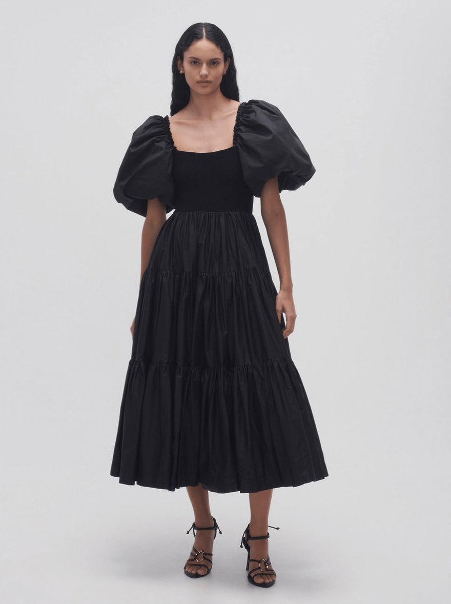 Aje Casa Puff Sleeve Midi Dress photo 2