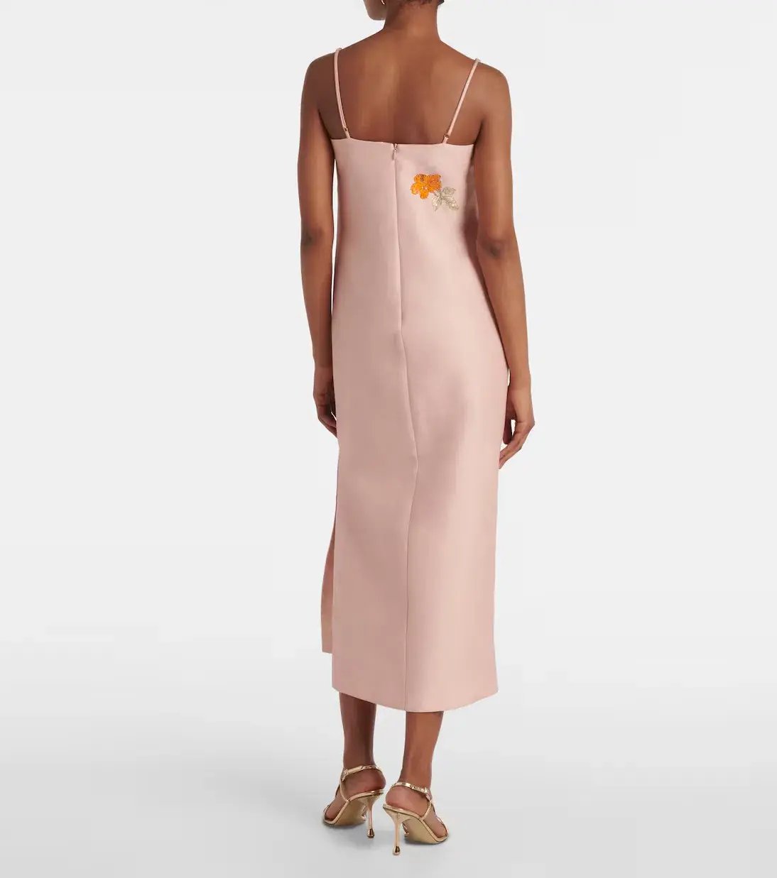 ALEMAIS Exclusive Hazel Printed Maxi Dress Pink Size 10 photo 5