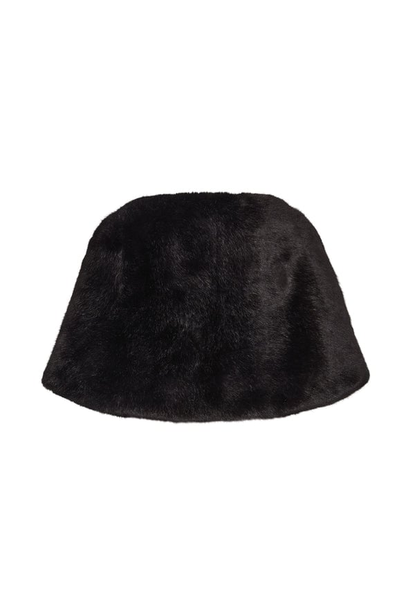 UNREAL FUR Yasmine Wrap Fur Stole (Black) photo 2