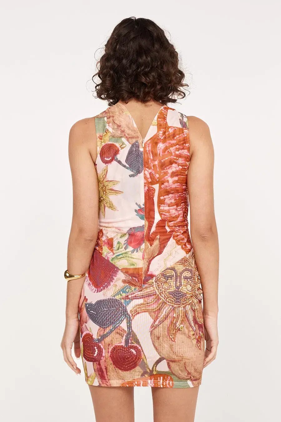 She is Olla Geneva Mini Dress Victor Print Size 8 photo 2