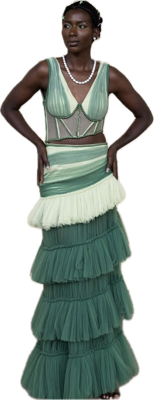 Jonte Designs Green with Envy Jonte Gown photo 2
