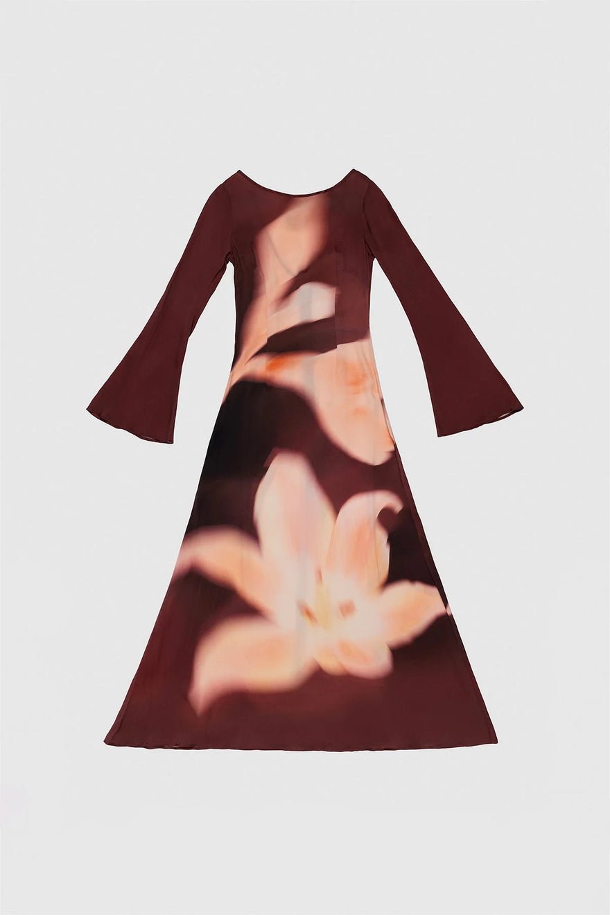 The Wolf Gang Leona Maxi Dress - Cocoa Flower photo 3