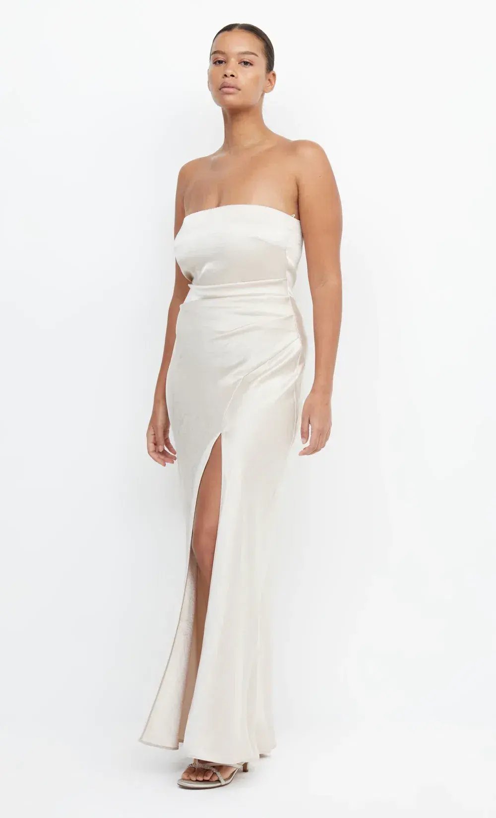 Bec and Bridge The Dreamer Strapless Dress Cream Size 6 photo 3
