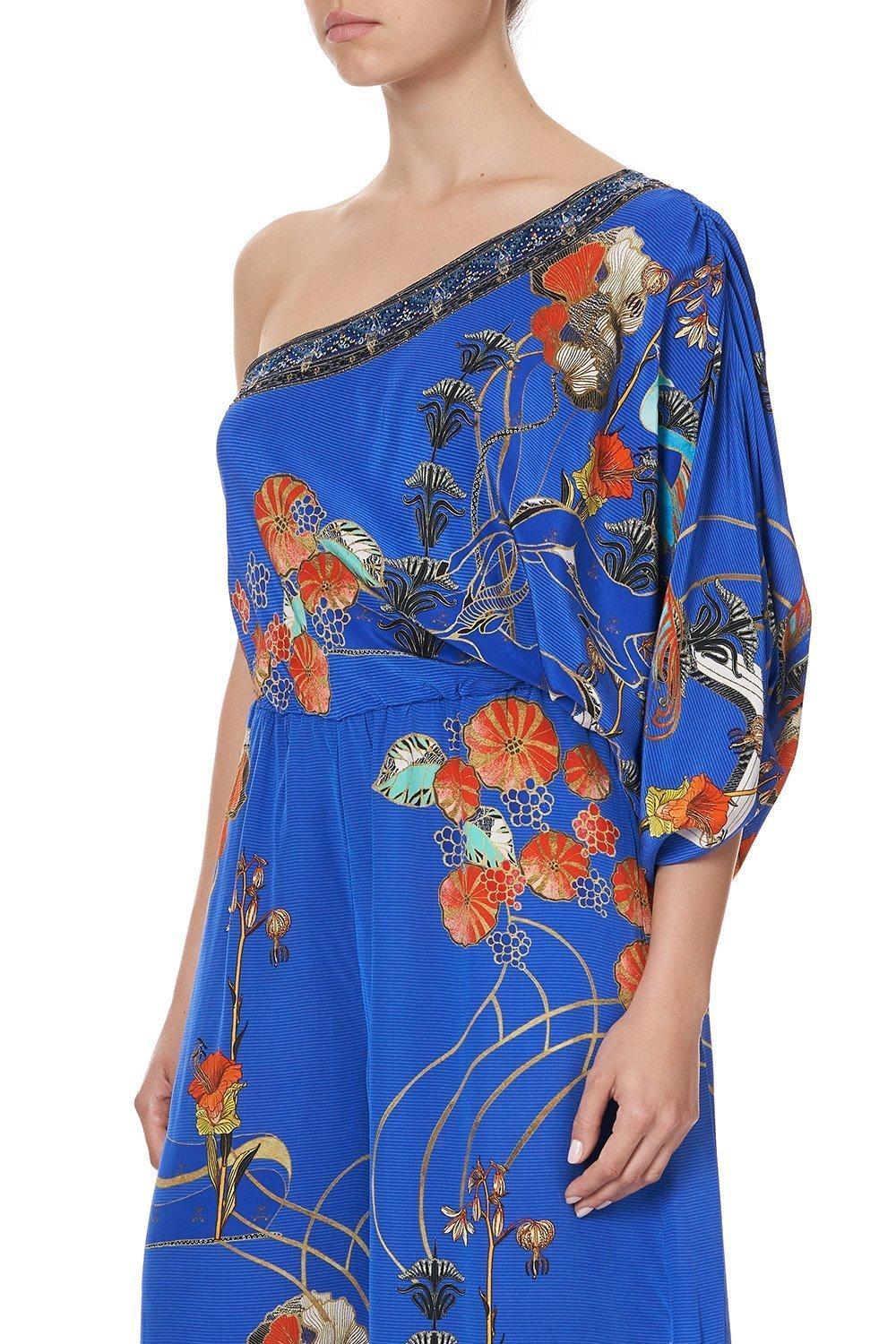 Camilla One Shoulder Flared Jumpsuit Tree of Life Size 10 photo 5