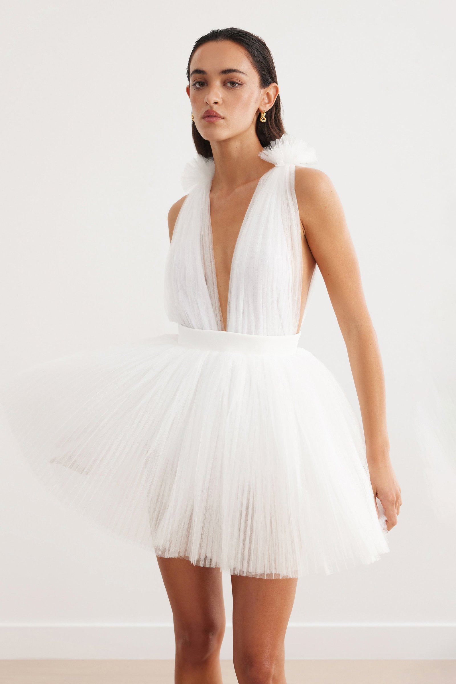 LEXI CHARLIZE DRESS - WHITE photo 4
