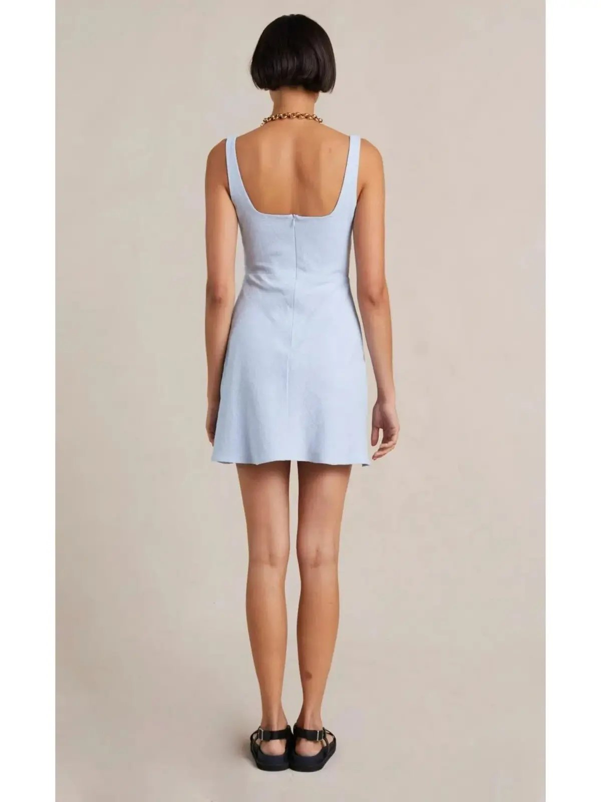 Bec & Bridge Phoebe Mini Dress Blue Size AU 6 photo 3