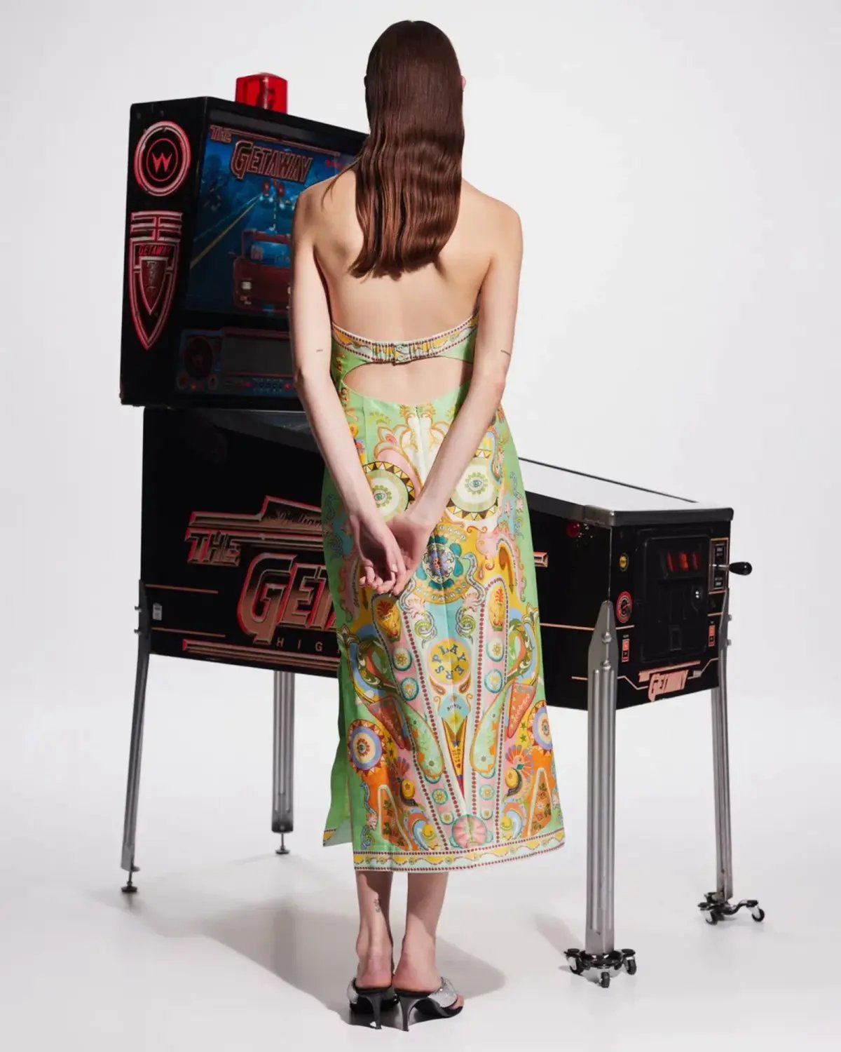 Alemais Pinball Bodice Dress Multi Size AU 8 photo 3