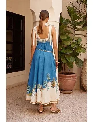 Alemais LUDA BALLET SUNDRESS Blue Size 10 photo 3