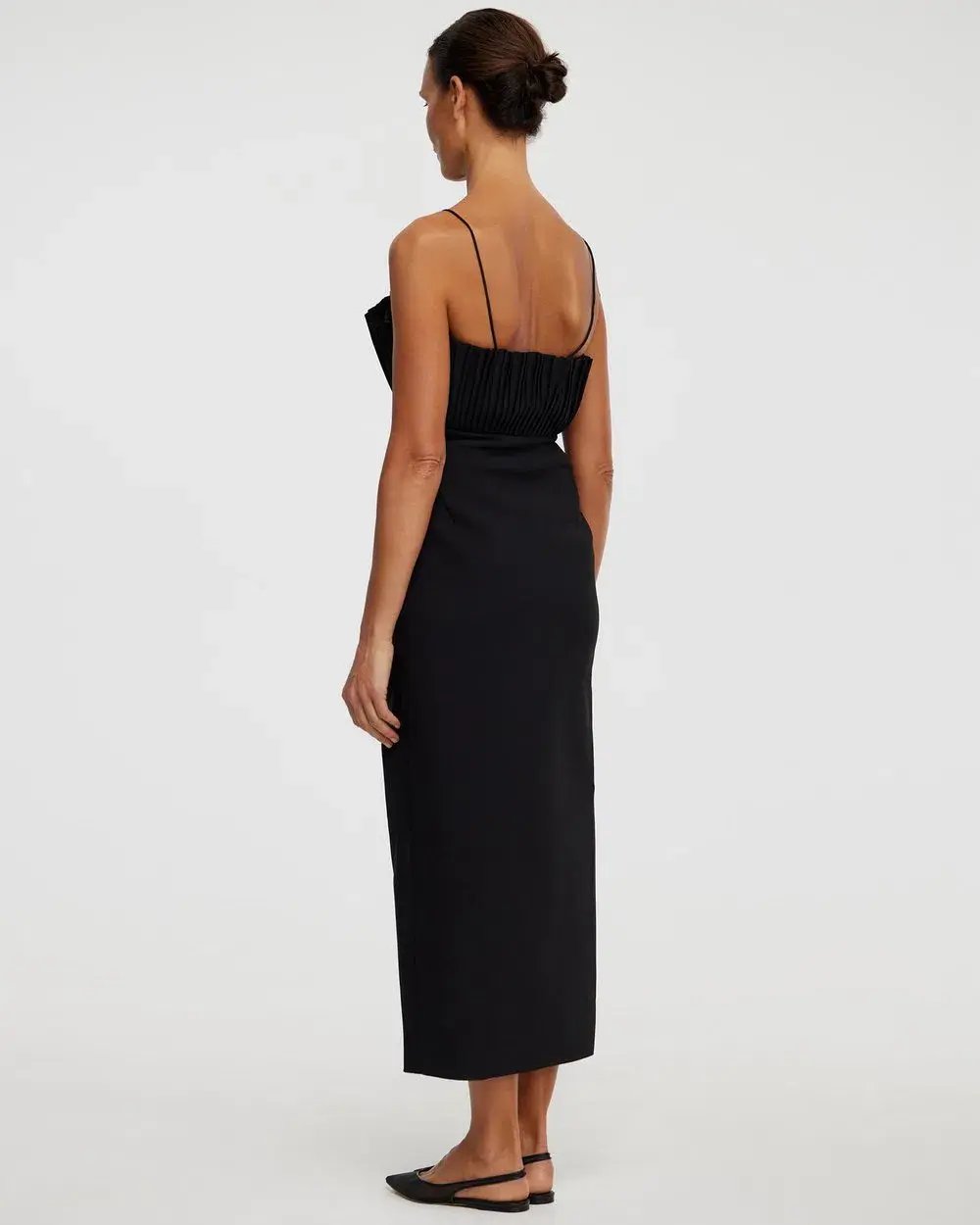 Acler Abbotsford Midi Dress Black Size 8 photo 4