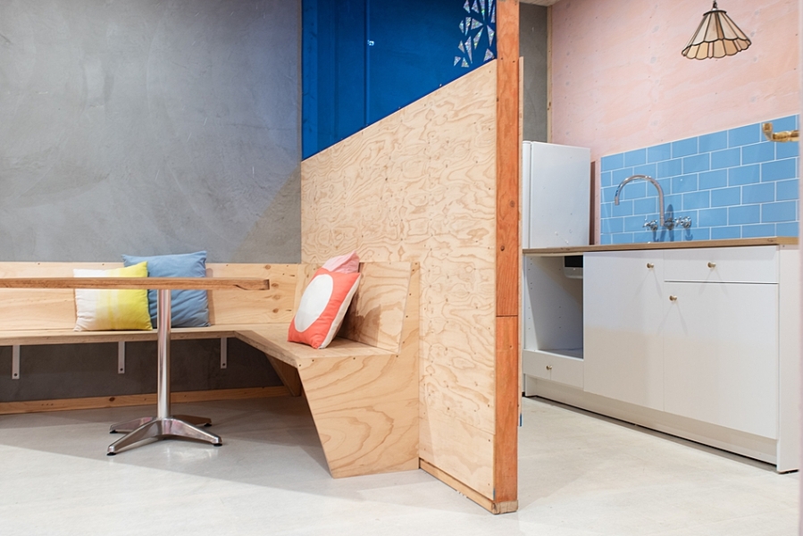 Colourful office or maker space photo 5