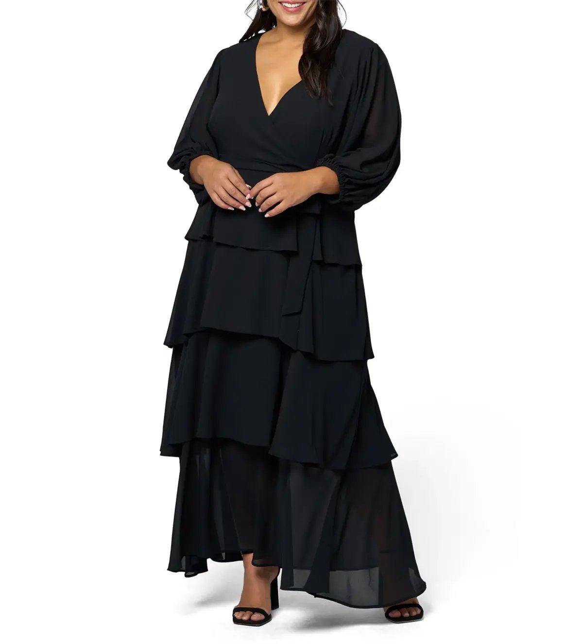 Curve Project Temptress Maxi Dress Black by Pink Dusk Size 16 photo 2