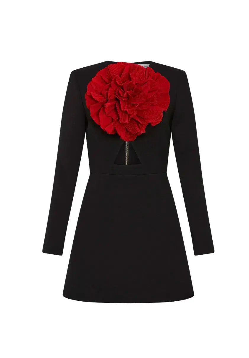 Rebecca Vallance Rhosen Mini Dress Black Size 8 photo 3