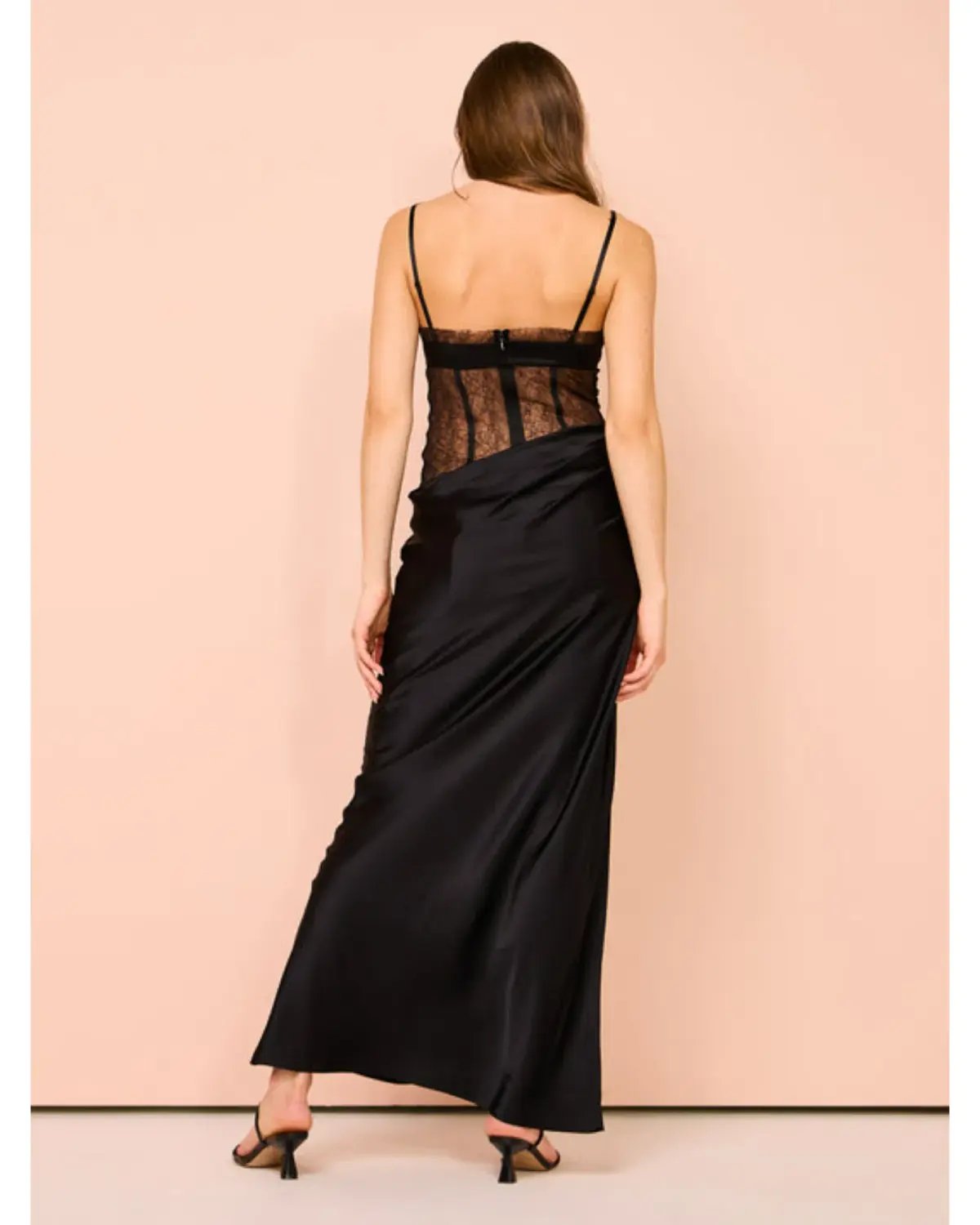 Sir the Label Dunya Draped Gown In Black Size 1 / AU 8 photo 3