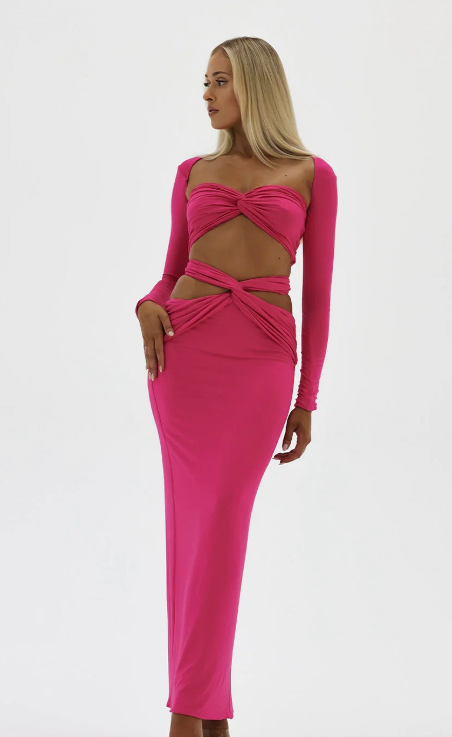 Natalie Rolt Maeve Set Neon Pink photo 2