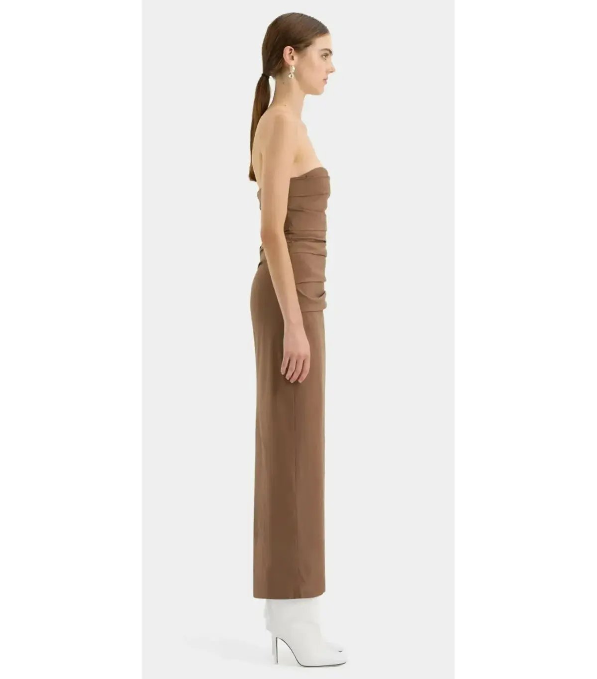 Sir the label Alba Strapless Maxi Gown in Mocha Size AU 10 photo 3