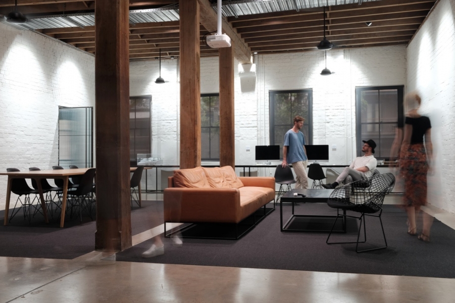 Architecturally renovated warehouse office photo 4