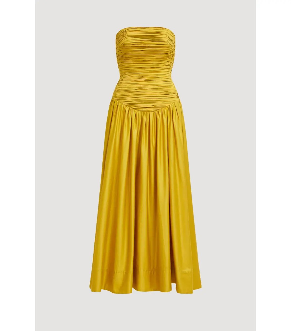 Aje Marigold Midi Dress in Chartreuse Size AU 6 photo 4