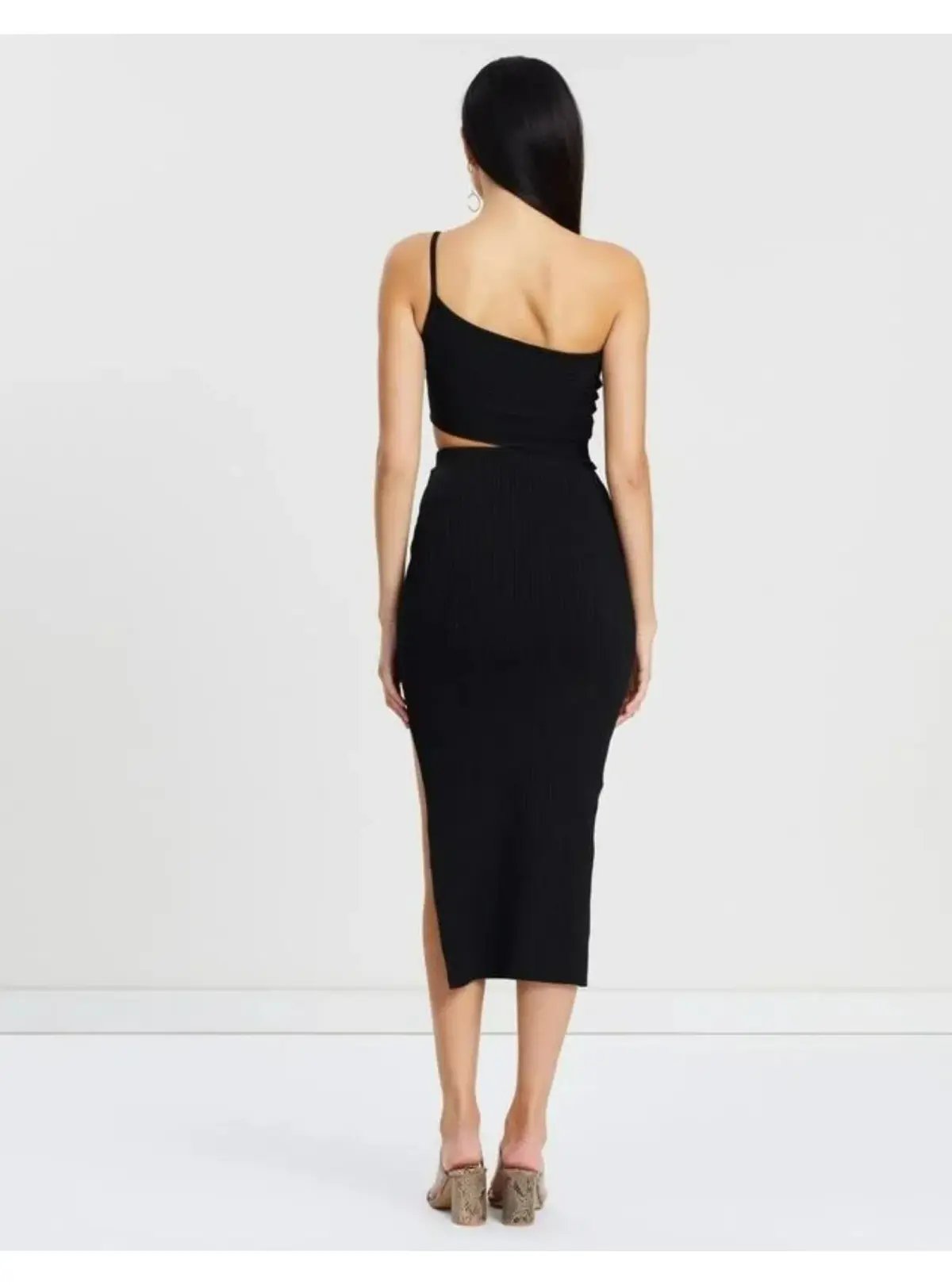 Bec & Bridge Darling Midi Dress Black Size AU 6 photo 4