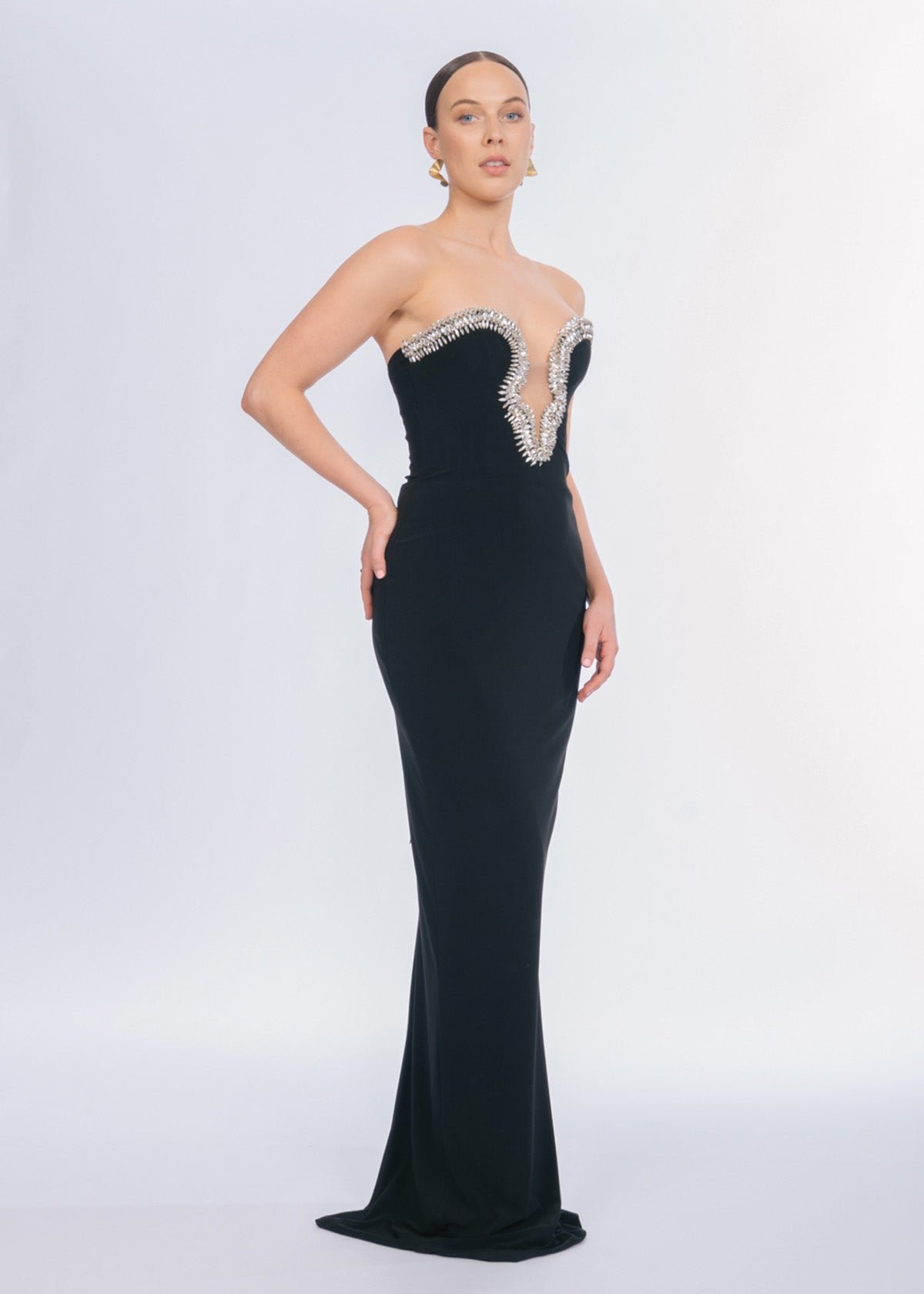 Classica Gown in Black photo 3