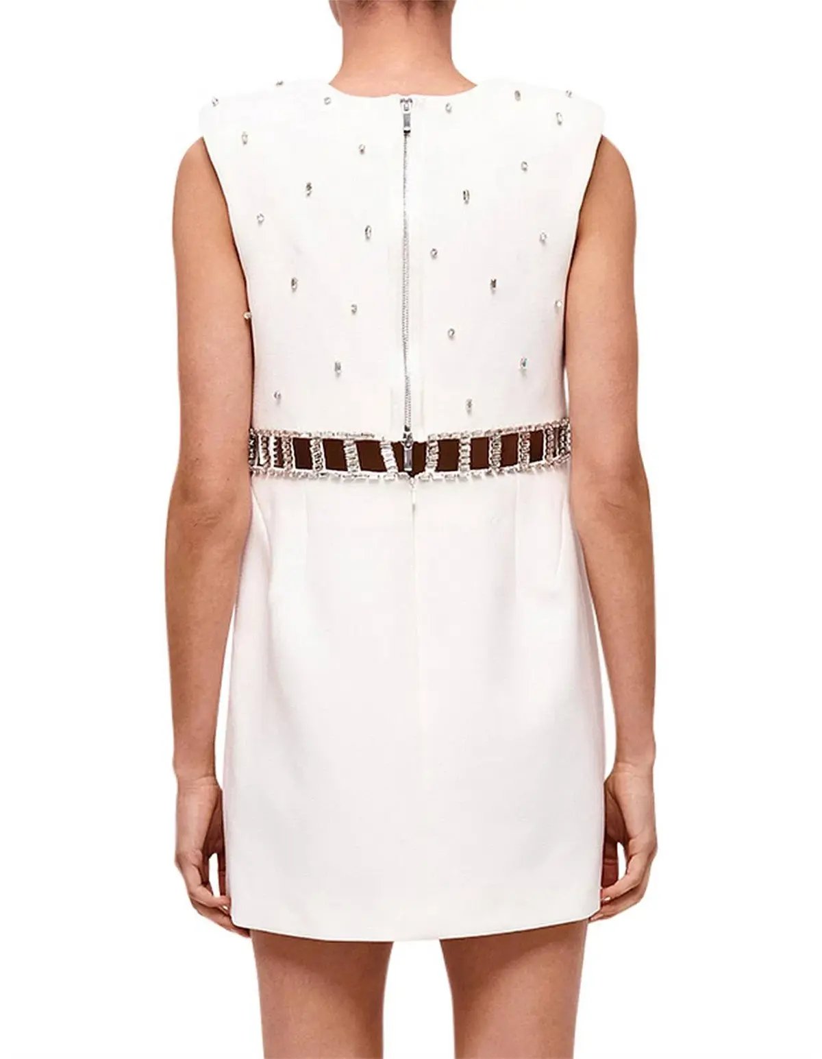 Rachel Gilbert Aliyah Mini Dress White Size 14 photo 3