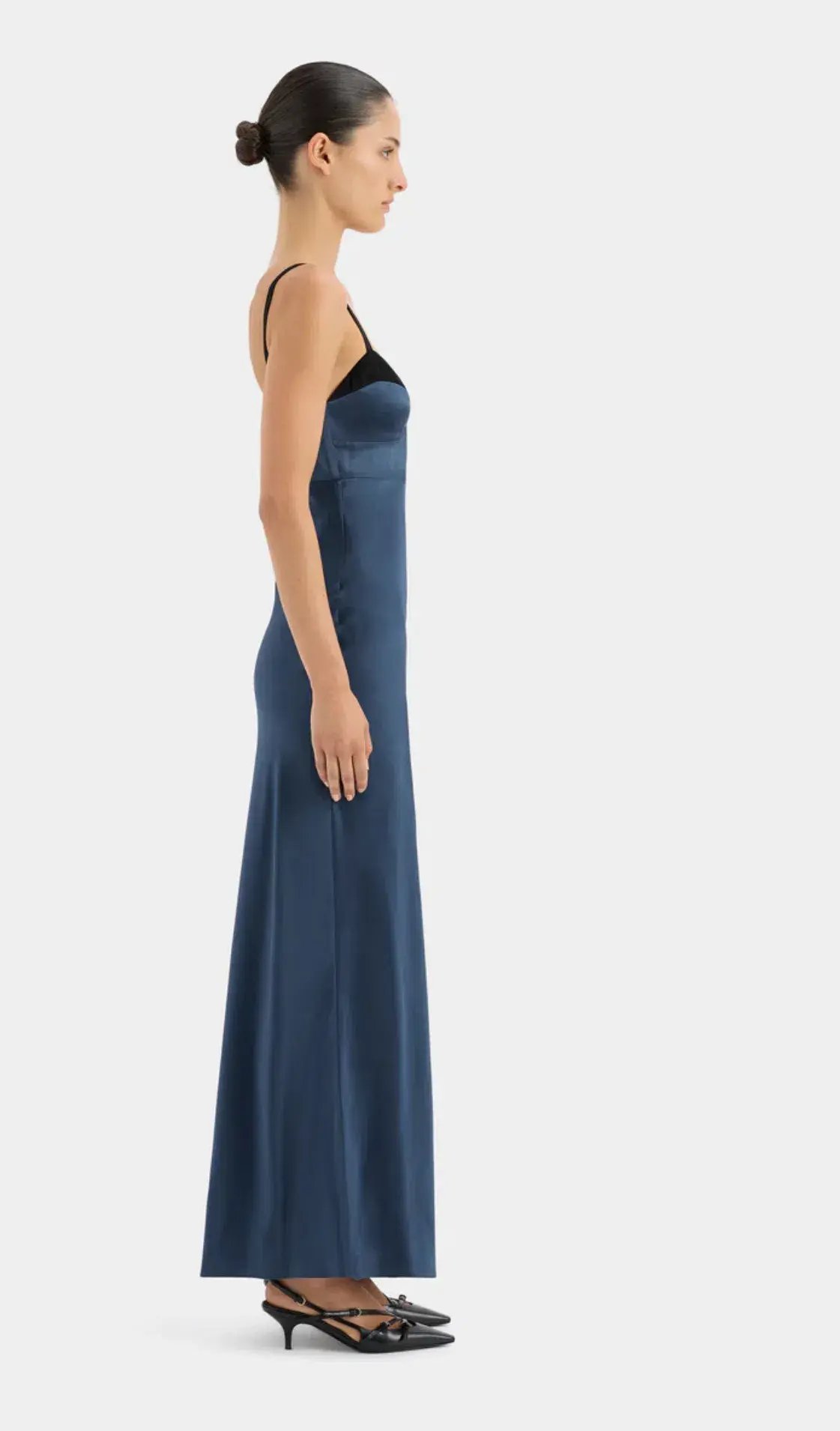 Sir The Label  Depeche Balconette Gown Blue Size 3 / AU 12 photo 2