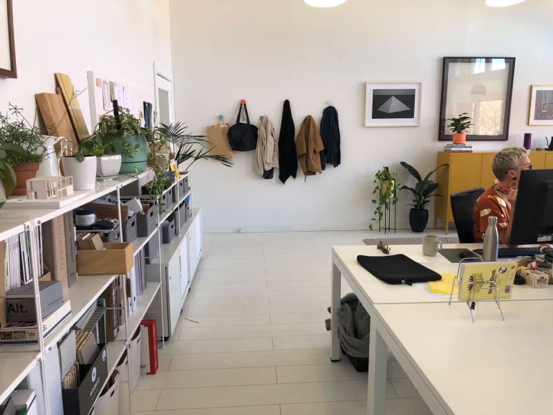 Large desk in shared studio, Brunswick photo 3
