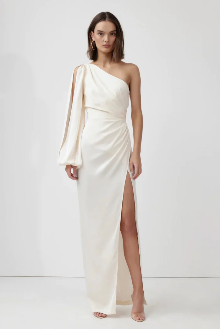 Lexi Bloom Dress | Oyster photo 2