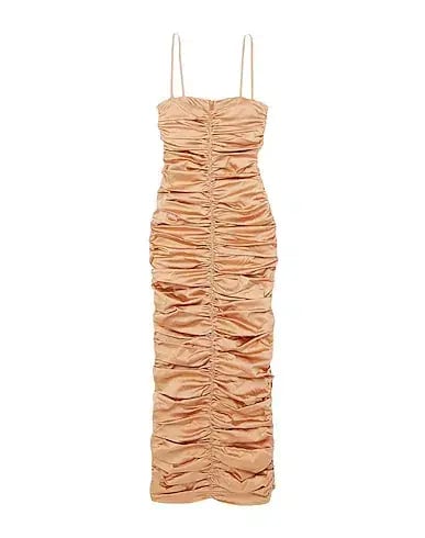 Georgia Alice Eva Ruched Gown Beige Size 6 photo 3