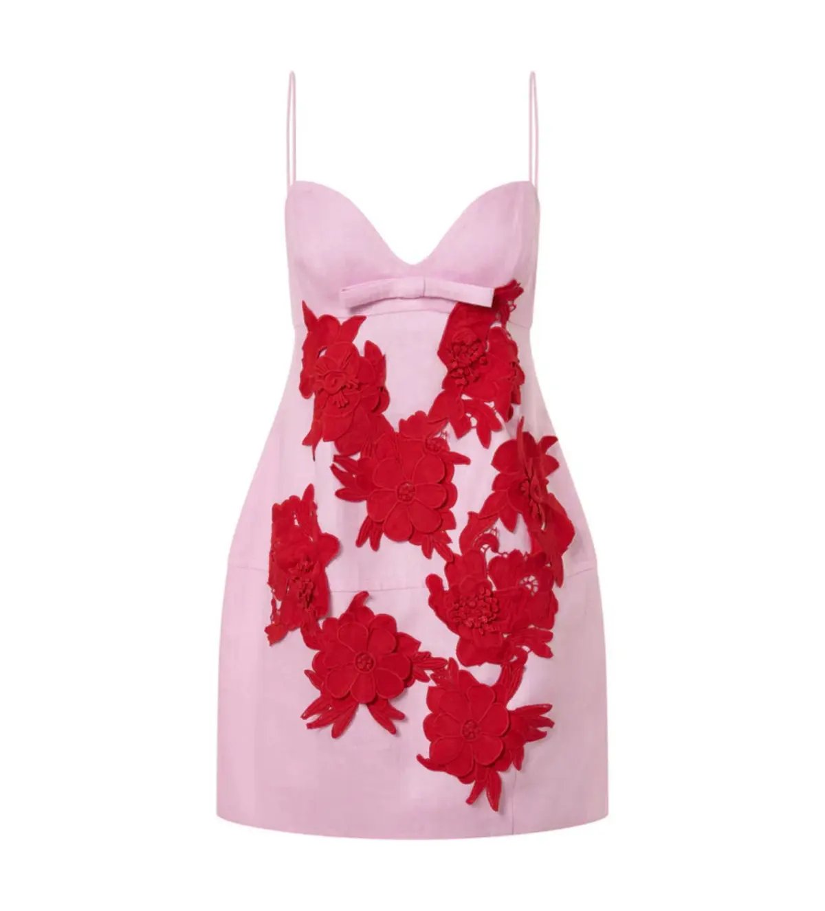 Oroton Contrast 3D Flower Mini Dress Size AU 12 photo 5